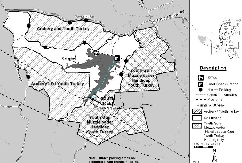 Natchez State Park Hunting North or South Side? Mississippi Hunting