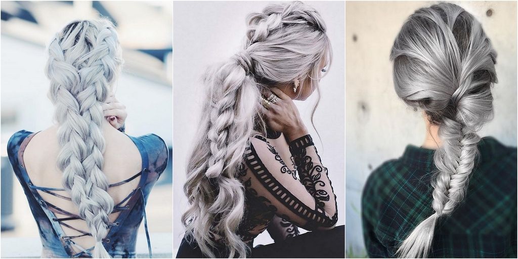grijze clip in extensions