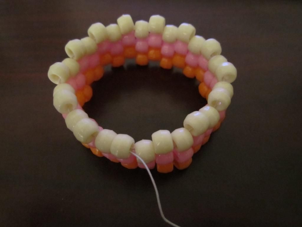 how to make a cuff bracelet kandi