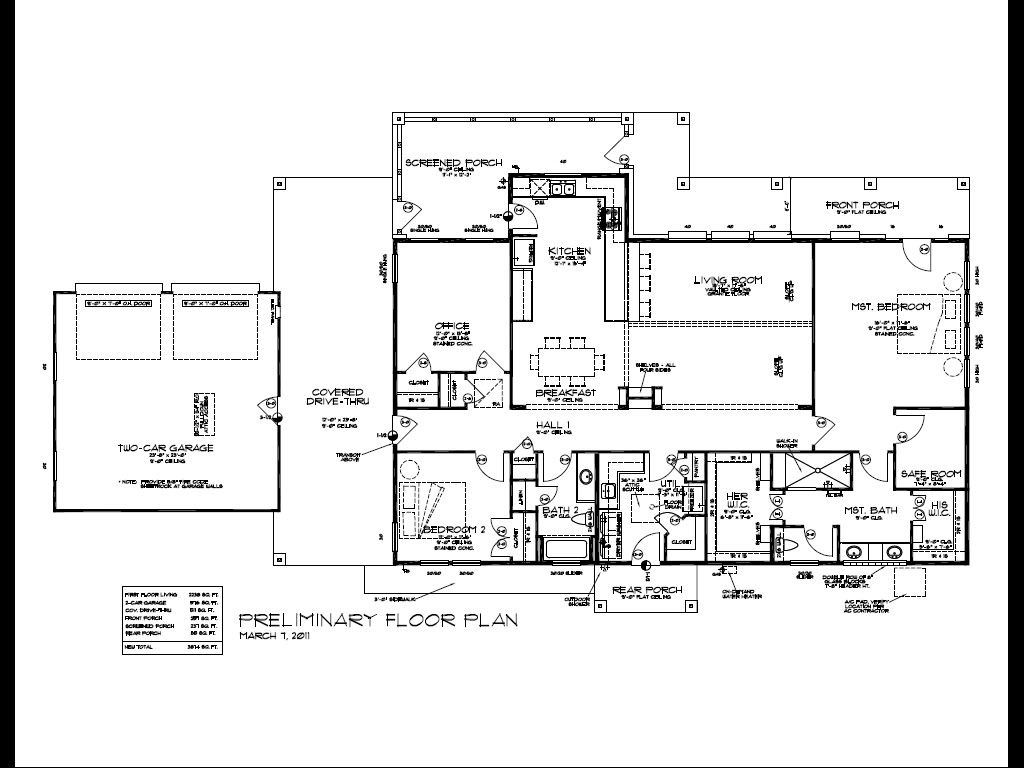 The final plan with assistance from Summerfield Designs