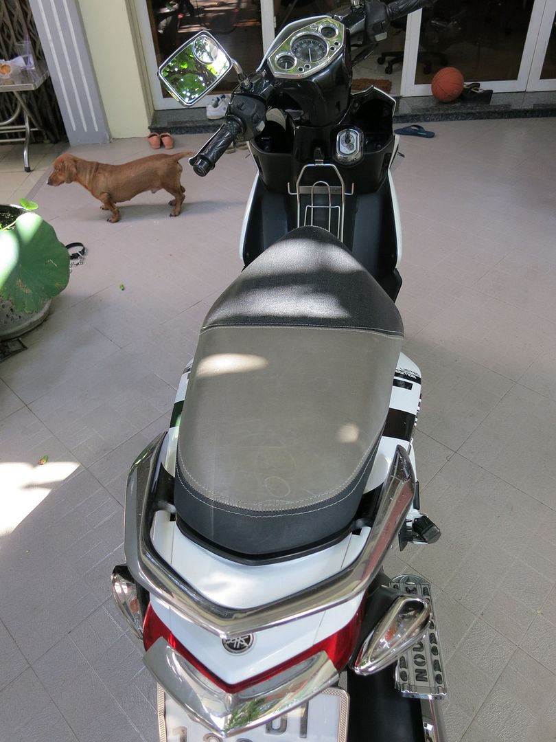 Cần bán  nouvo lx  2011 màu trắng đen - 6