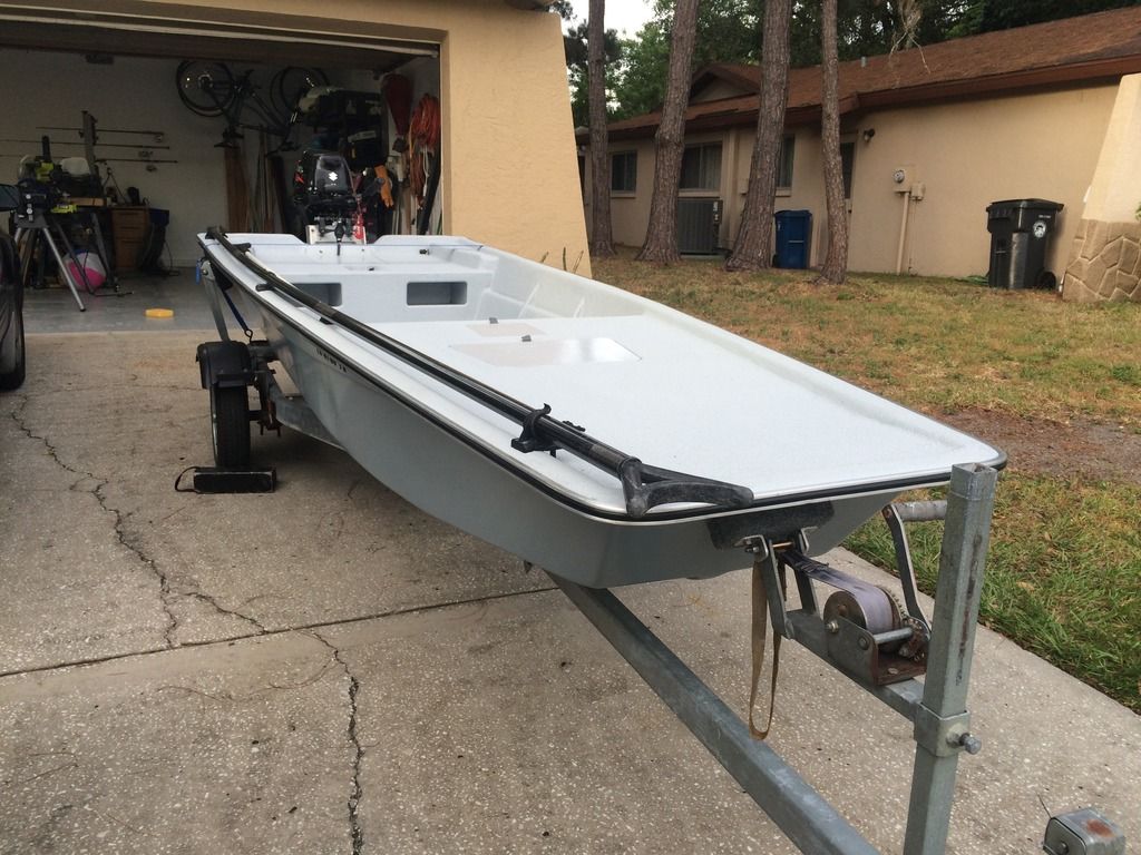 SOLD/EXPIRED 14'7" Custom Flats Skiff/Jon Dedicated To The Smallest