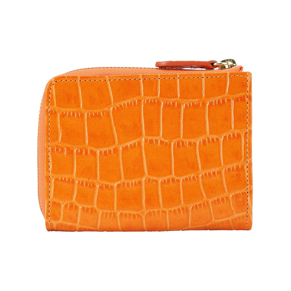  photo LEIK L Shape Card Zipper Wallet Orange_2.jpg