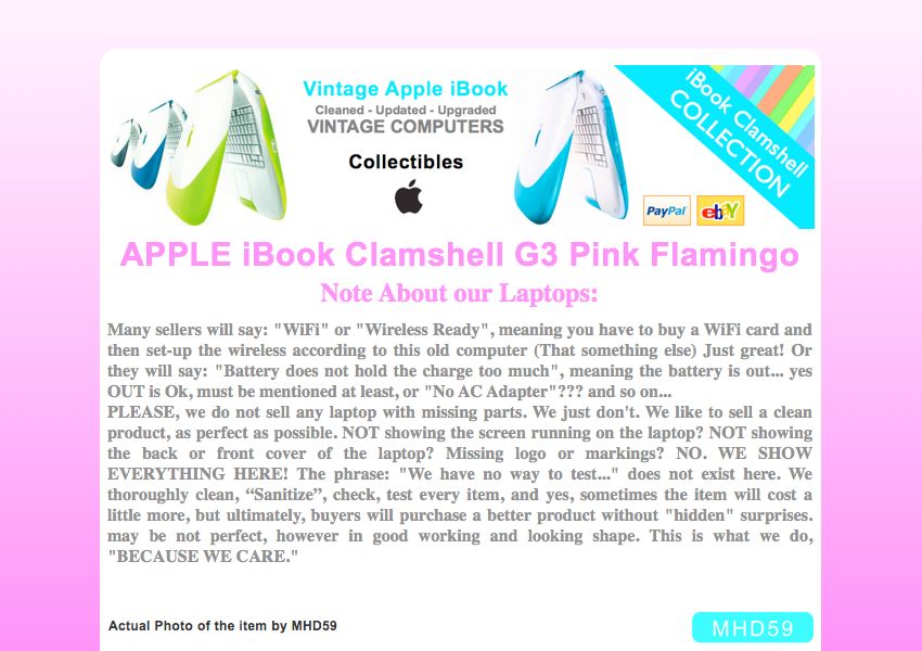 iBook Clamshell Pink No 1 photo eBayiBookClamshell2013238.jpg
