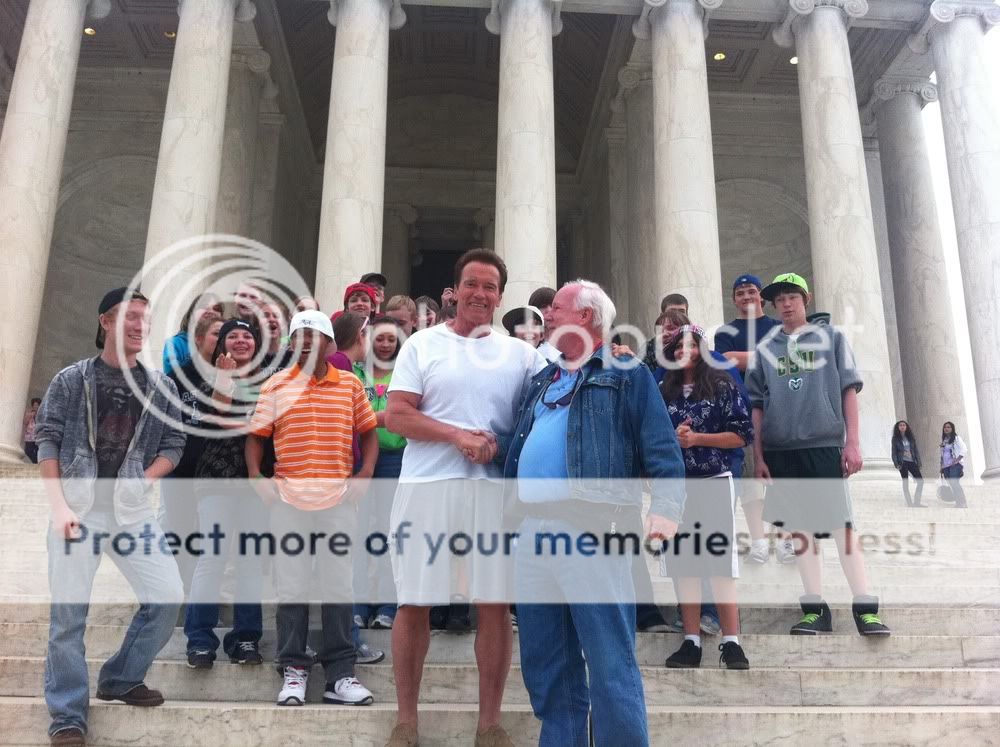 Arnold Schwarzenegger Washington DC Monument Tour by Bicycle - Children, boys, young, girl, child