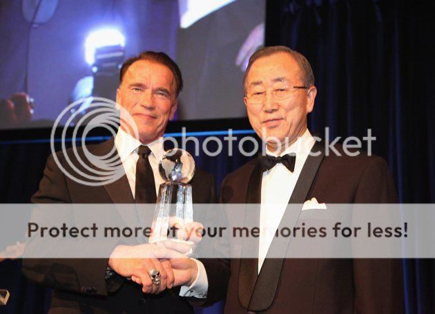 Arnold Schwarzenegger e Ban Ki-moon, 2012