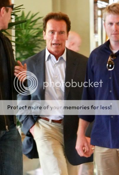 Arnold Schwarzenegger At Fairmont Miramar Hotel In Santa Monica, 2011