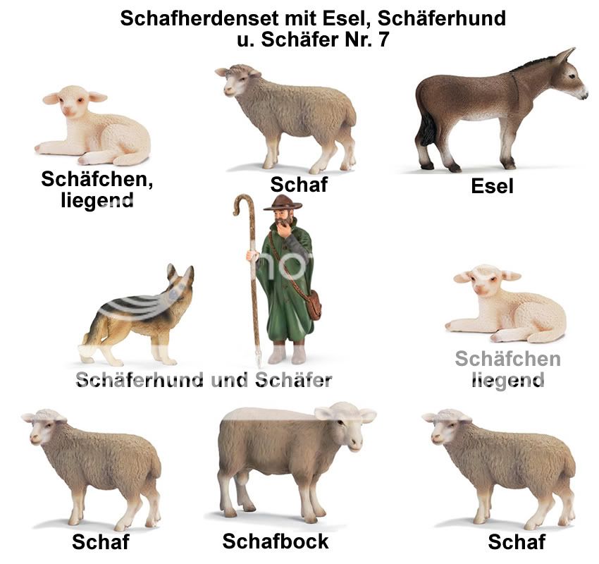   Schafherde 13466 16375 13644 13266 13283 13284 Schäfer Esel Hund