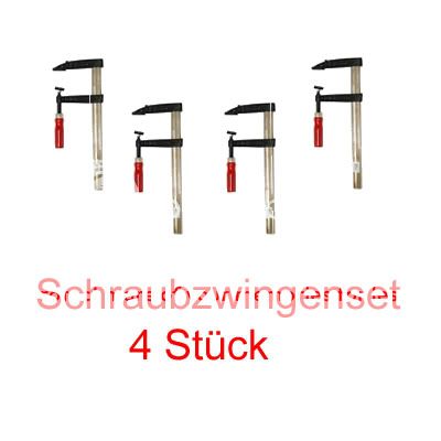 4x Schraubzwinge Klemmzwinge Spannzwinge 140x500 22143