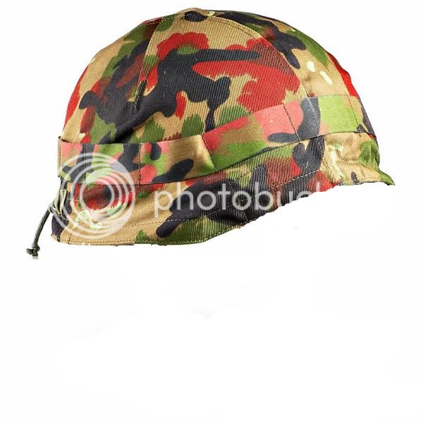 Swiss Military Army Camo Alpenflage Camouflage Combat Helmet Cover 