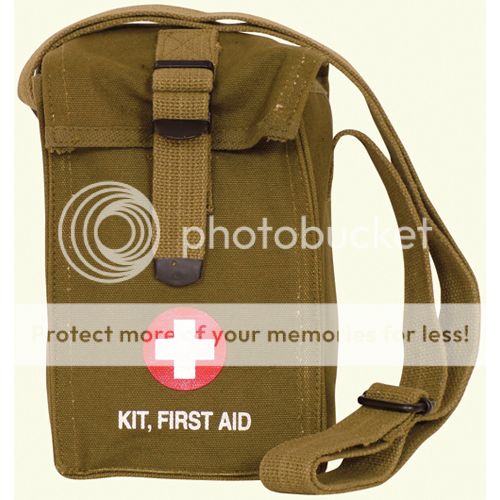 Od Olive Drab Platoon First Aid Kit 50+ First Aid Items With Shoulder