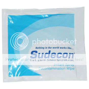 Sudecon Pepper Spray Decontamination Wipe 1 Lg Wipe  