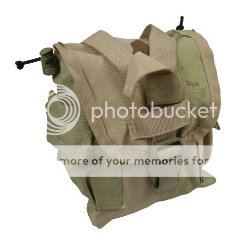 Genuine U.S. Military Surplus 1qt Desert Molle Canteen Cover Hunting 