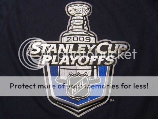 NEW SEWN Men L Stanley Cup Playoffs Pepsi NHL Hockey Jersey Reebok 