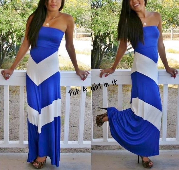 royal blue sundress