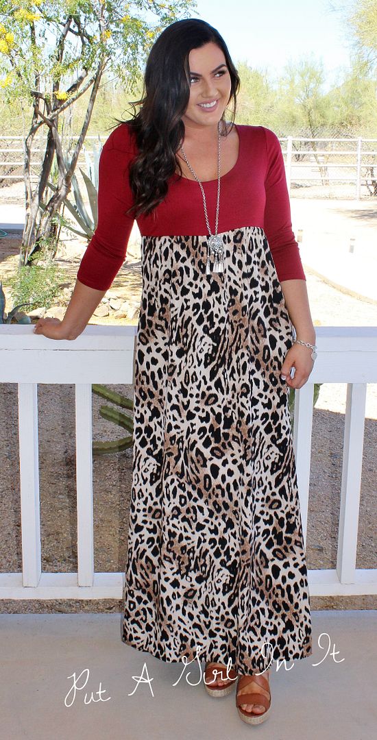 plus size red leopard print