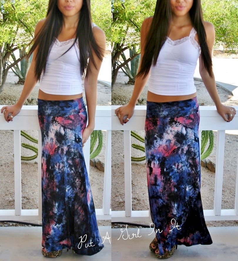Womens Plus Size XL//1X,2X,3X Black Fold Over Waist Long Maxi Knit Skirt