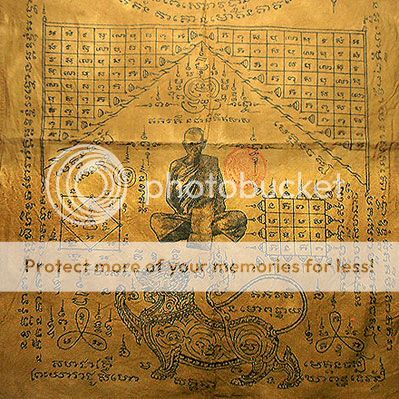 LP Derm Ridding Singha, Hanuman Yantra, Wat Nong Poh Buddha Amulet 