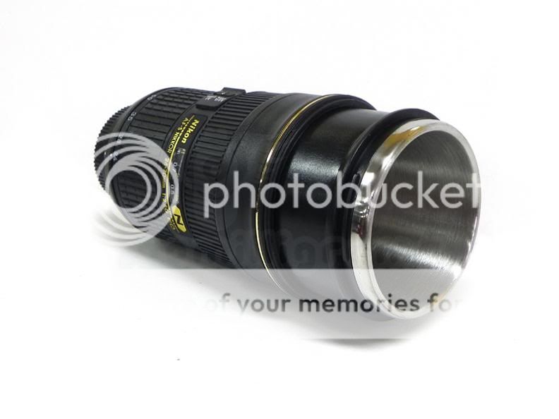 Nikon Zoomable Lens Cup AF 24 70mm F/2.8G ED Telescopic Lens coffee 